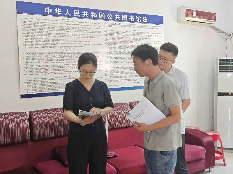 市文旅局赴田家庵区开展公共文化空间“回头看”实地查看工作